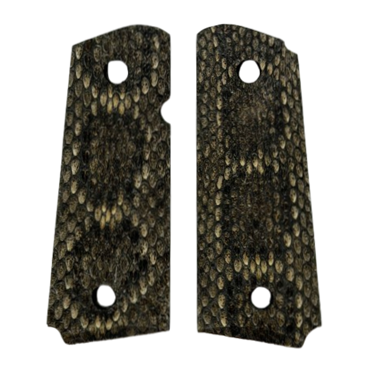 1911 Compact size grips - Genuine Rattle Snake Skin