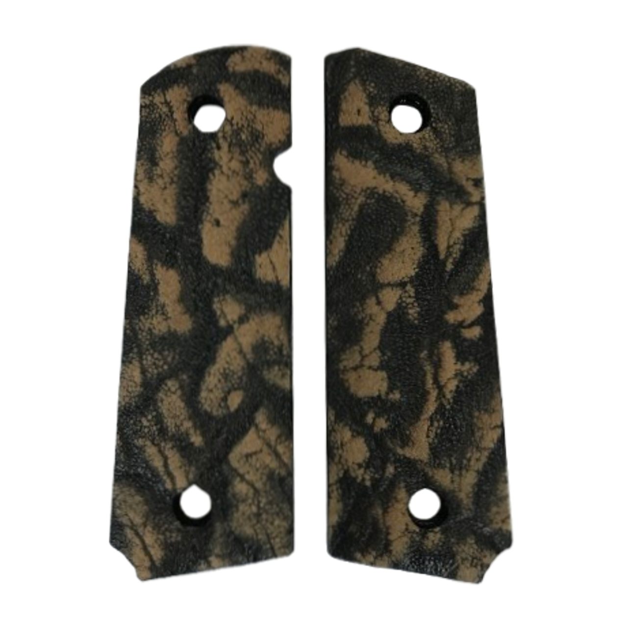 1911 Full size grips - Genuine Elephant Hide - Beveled Bottom