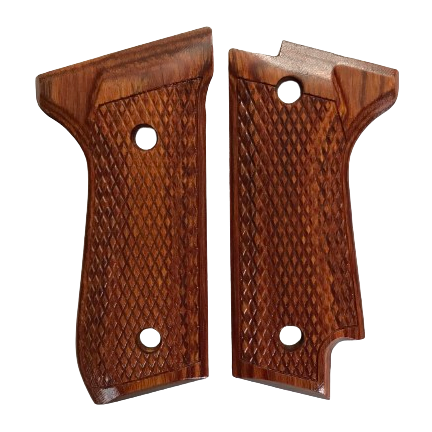 Beretta 92S Full Size Grips - Dymalux Cocobolo Color