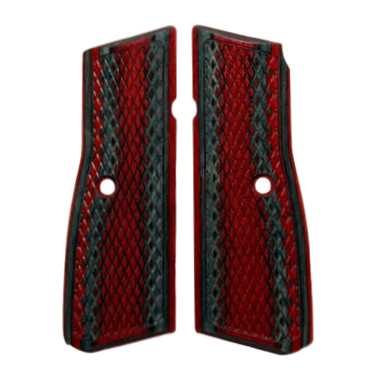High Power (New FN) Grips - Standard Checkering - Dymalux AppleJack