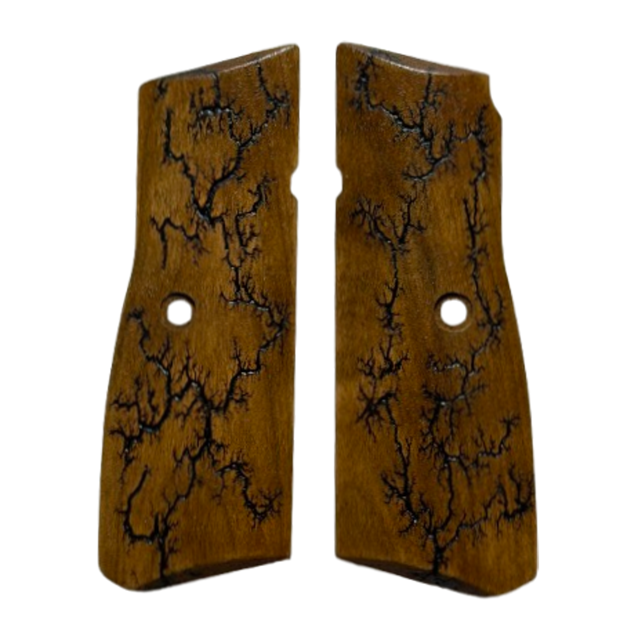 High Power (New FN) Grips - w/Fractal Burning Pattern