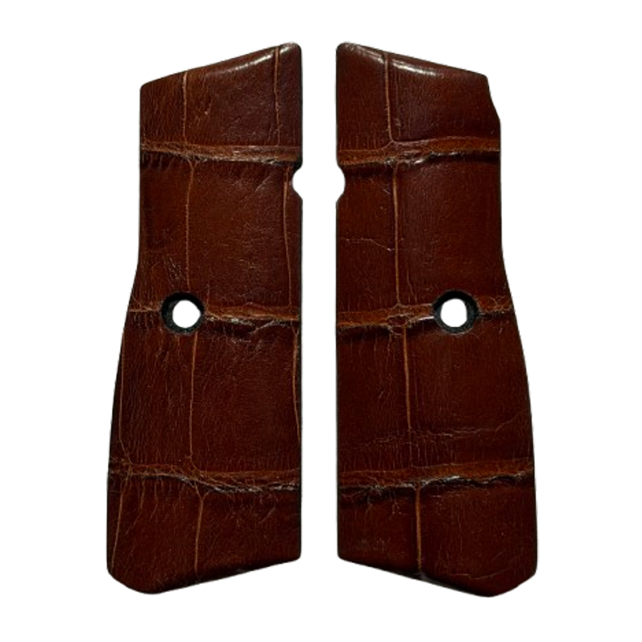 High Power (New FN) Grips - Alligator Tail - Brown – Browne Works