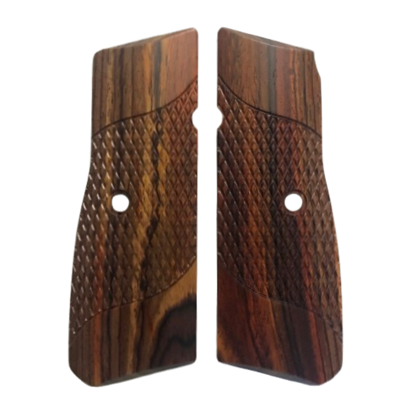 High Power (New FN) Grips - Signature Checkering - Cocobolo