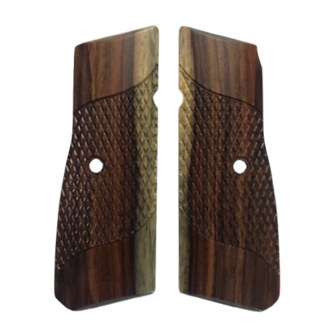 High Power (New FN) Grips - Signature Checkering - Cocobolo