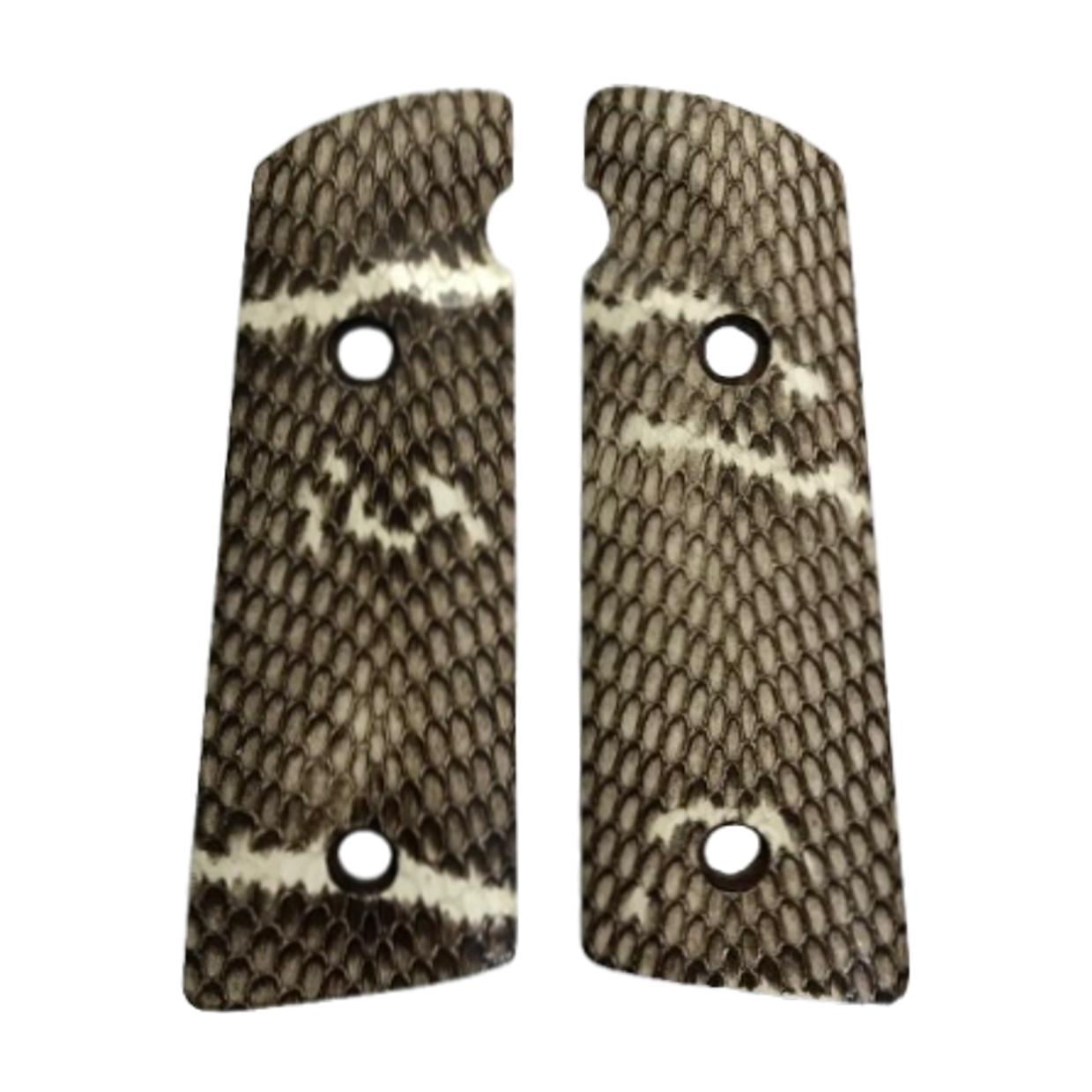 Hudson H9 Grips - Asian Cobra Snake Skin