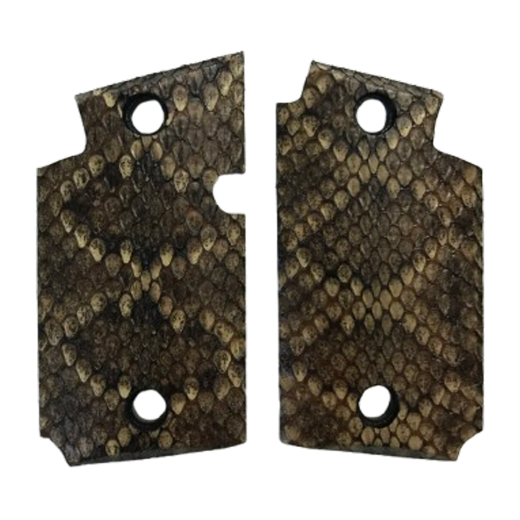 Sig P938 Grips - Genuine Rattle Snake Skin (#1)