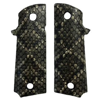 Para Ordnance/USA P14 Grips - Genuine Rattle Snake Skin