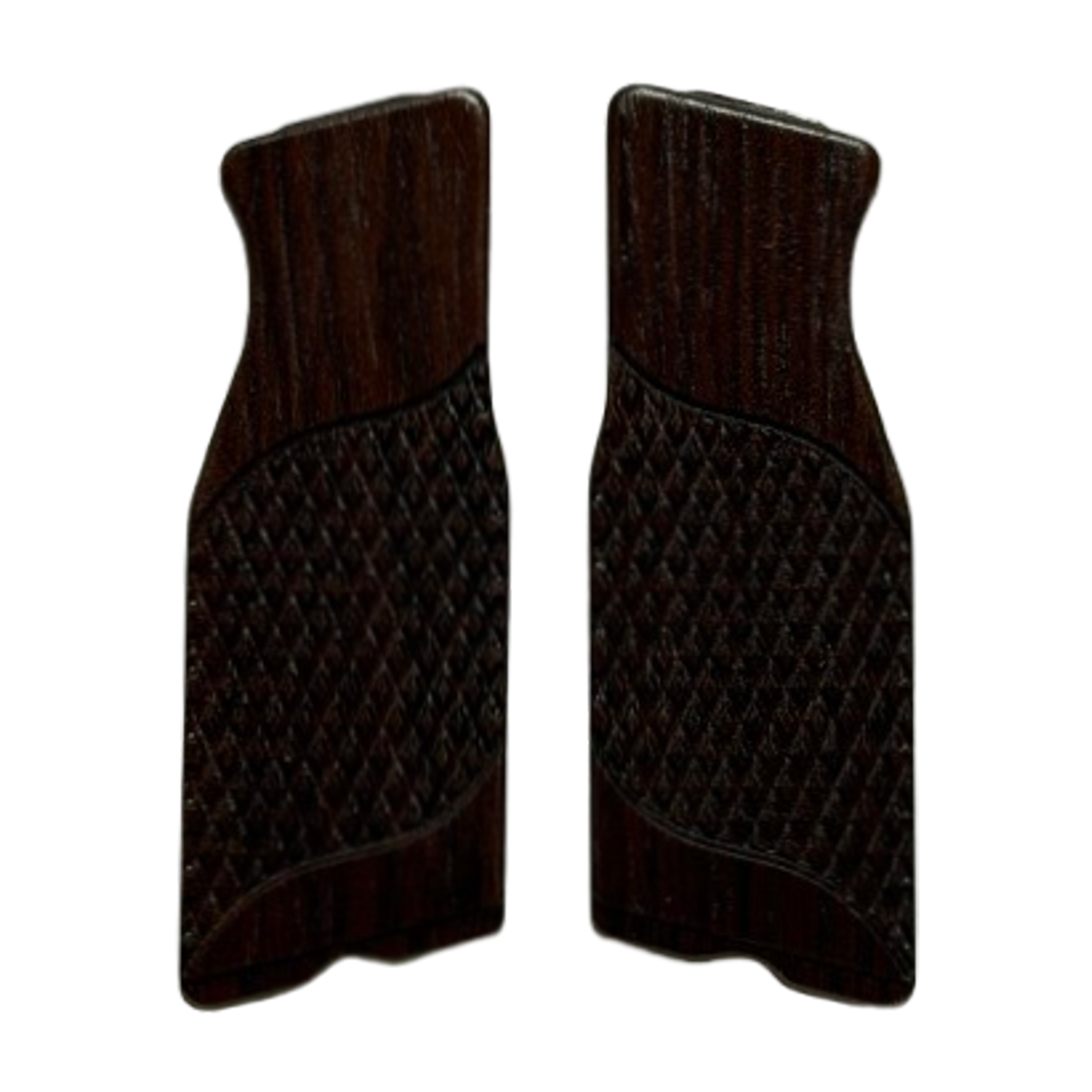 ECM R11 grip inserts - w/Signature Checkering - Amazon Rosewood