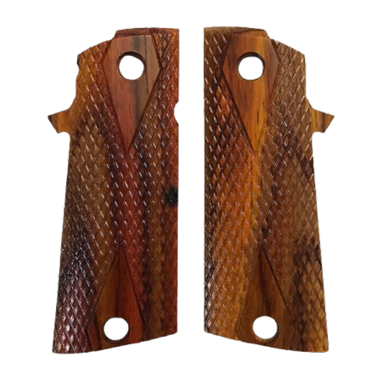 RIA - 1911 Double Stack FS HC Grips - w/MagWell - w/Double Diamond - Cocobolo