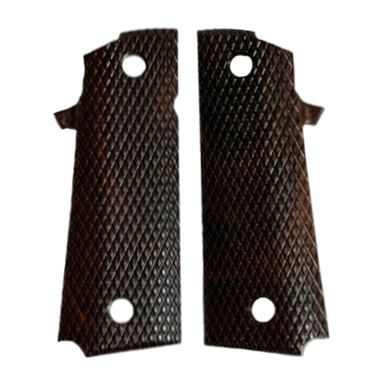 RIA - 1911 Double Stack FS HC Grips - w/NO MagWell, w/Checkering - Cocobolo 1