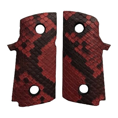 RIA - Baby Rock BBR3.10 Grips - Python Snake Skin - (Red)