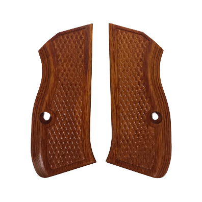 CZ 75 Compact size grips - w/Standard Checkering - Dymalux Cocobolo