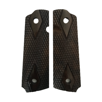 RIA - 1911 A1 Full size grips - w/Ambi Safety w/Magwell w/Double Diamonds w/Thumb Scoop - Ziricote