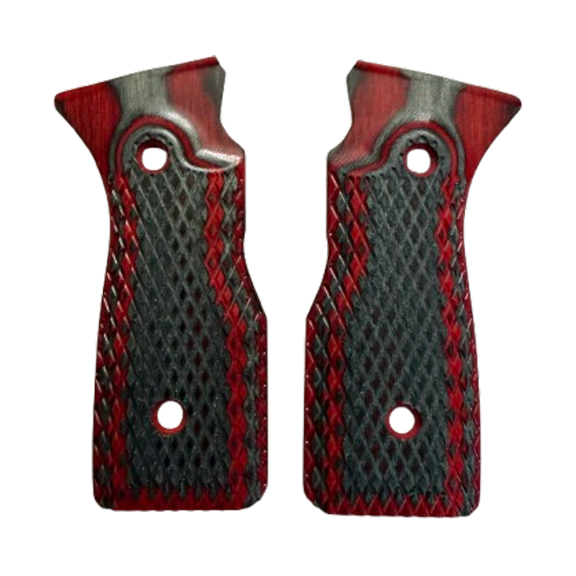 ShaloTek P365 - F12 Grips - w/Checkering - Laminate - Apple Jack