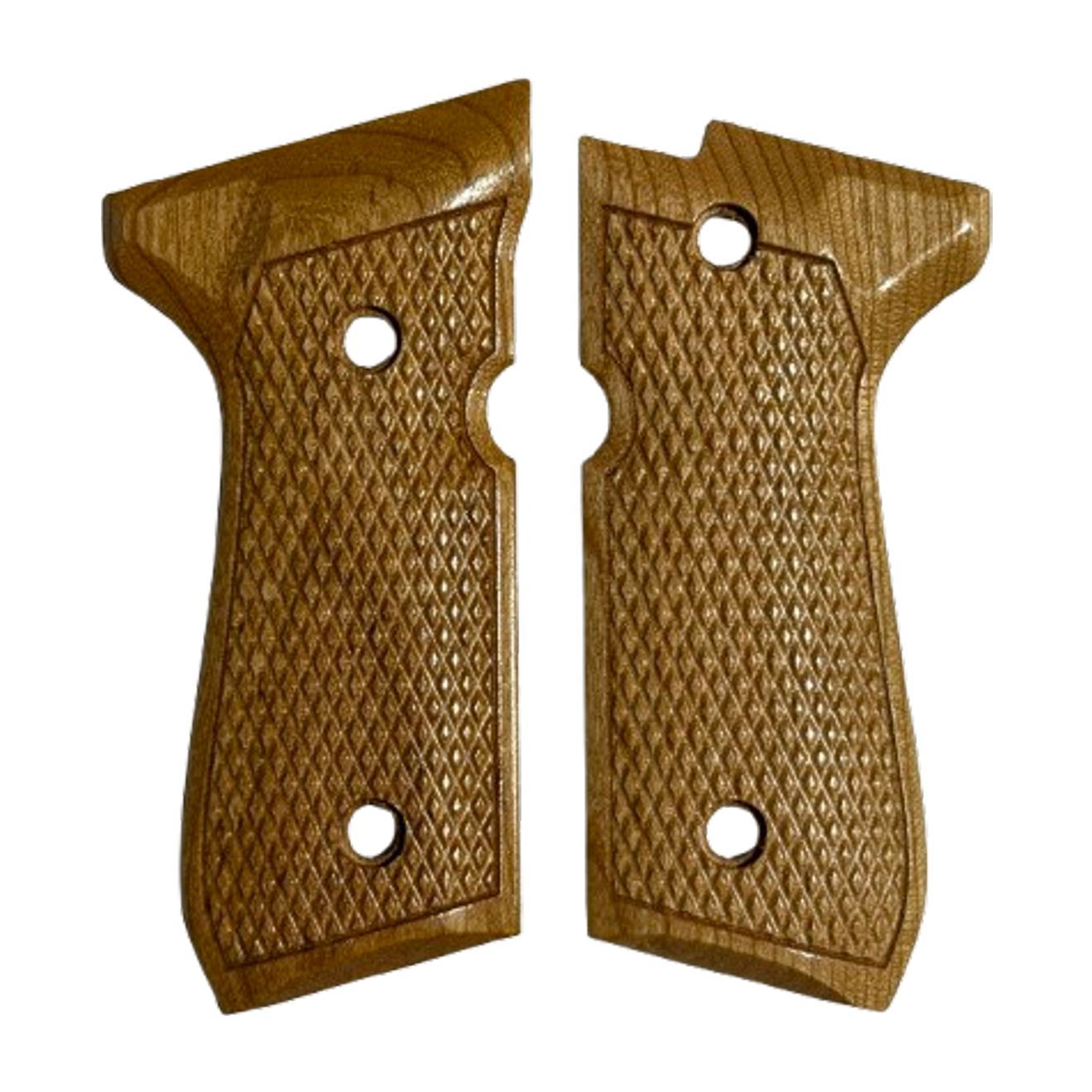 Beretta 92 Full Size Grips - w/Checkering - Cherry