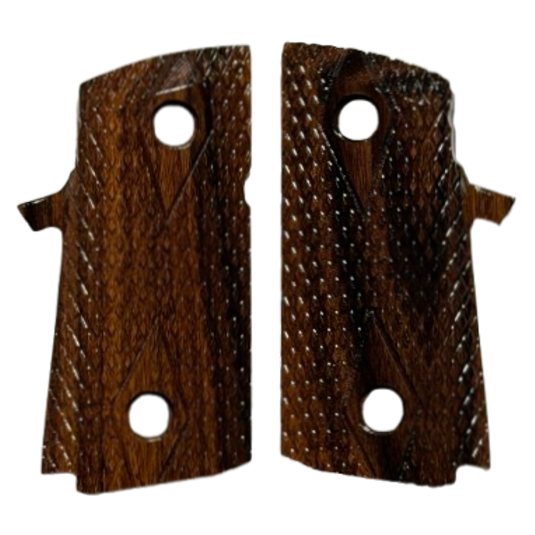 RIA - Baby Rock BBR3.10 Grips w/Double Diamond - Bolivian Rosewood