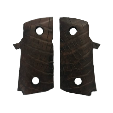 RIA - Baby Rock BBR3.10 Grips - Alligator Tail - (Brown)