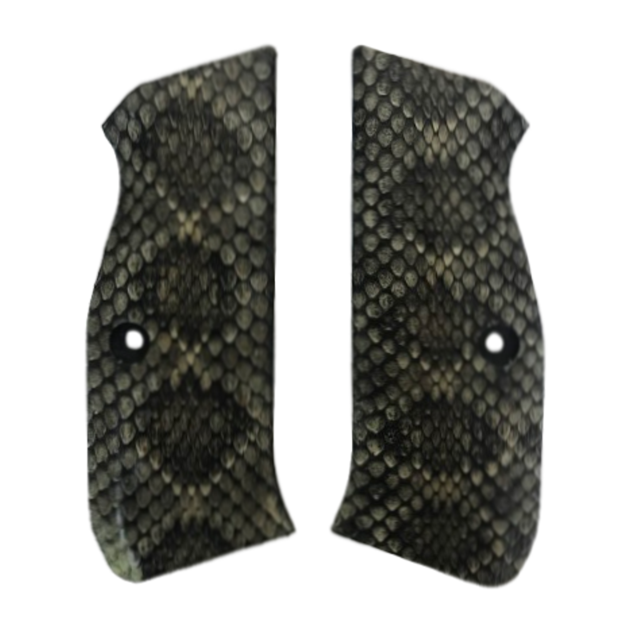 CZ 75 Full Size Grips - Genuine Rattle Snake Skin