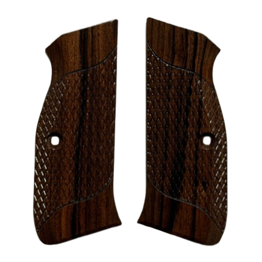 CZ 75 Full Size grips - w/Signature Checkering - Bolivian Rosewood