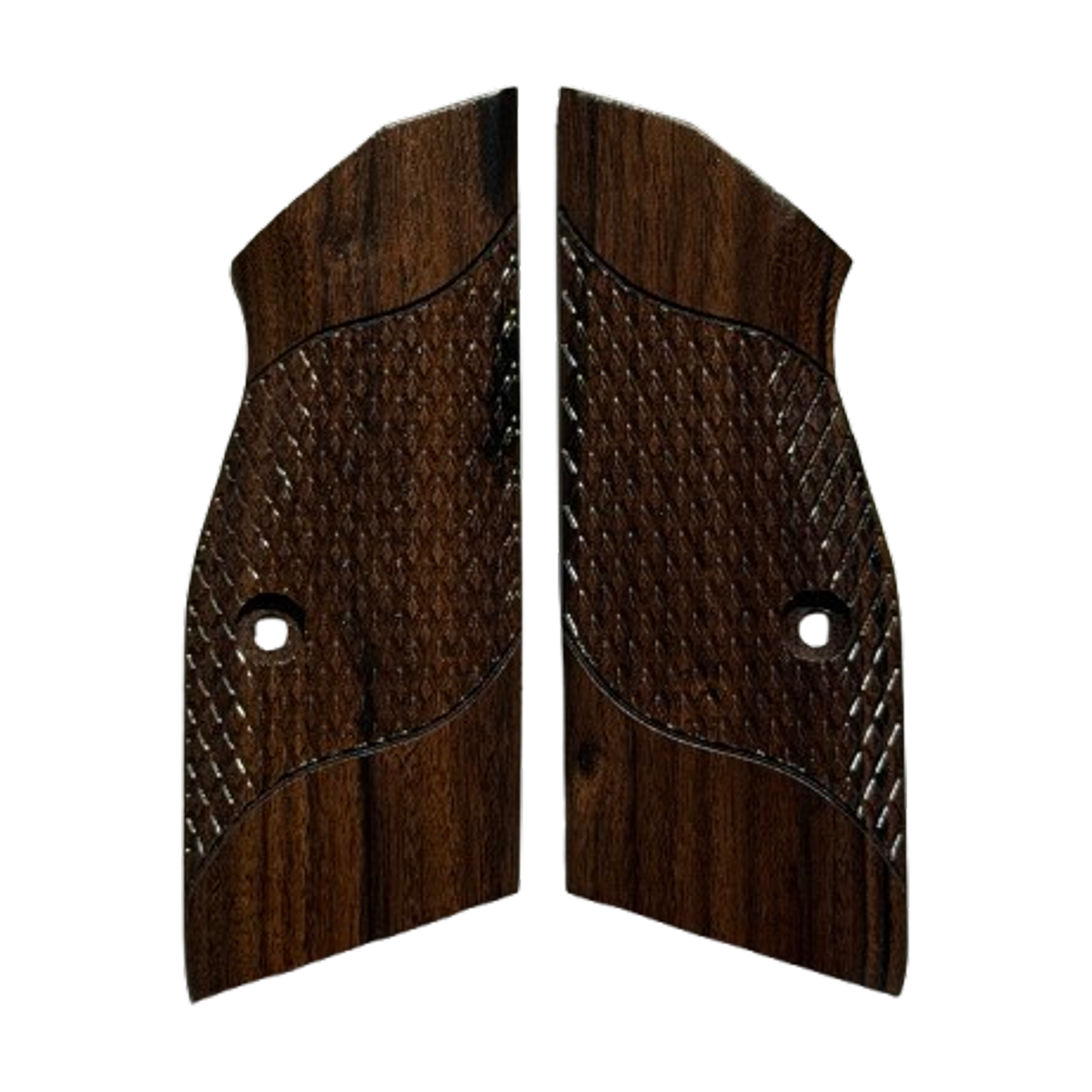 CZ 75 TS2 grips - w/Signature Checkering - Bolivian Rosewood