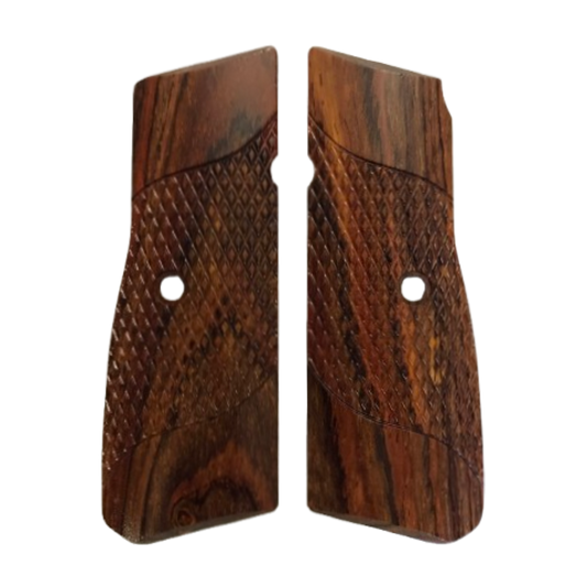 High Power (New FN) Grips - Signature Checkering - Cocobolo