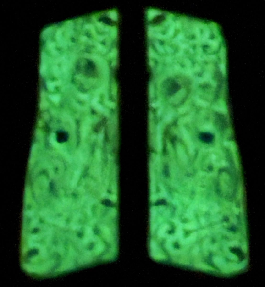 High Power (New FN) Grips - Zombie Theme - African Rosewood - Limited Run