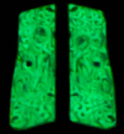 High Power (New FN) Grips - Zombie Theme - African Rosewood - Limited Run