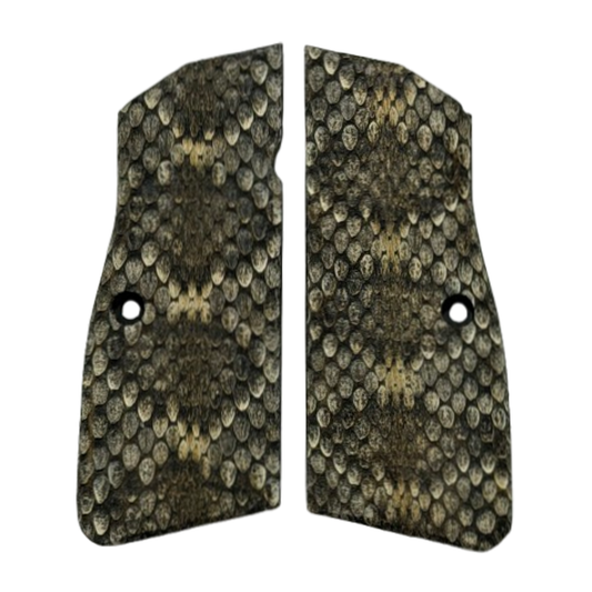 High Power Grips - Genuine Rattle Snake Skin