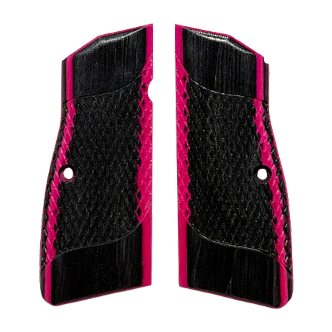 High Power Grips - Signature Checkering - Laminate - PinkLady