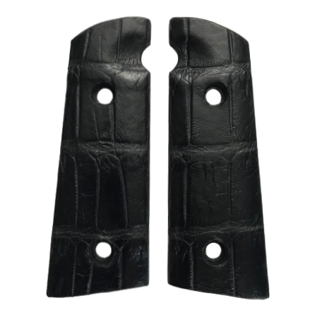 Hudson H9 Grips - Alligator Tail (Black)