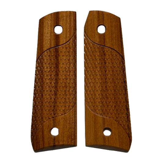 Ruger Mark III 22/45 grips - Signature Checkering - Bolivian Rosewood