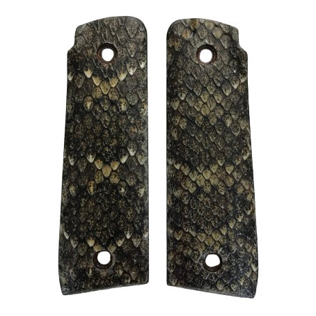 Ruger Mark IV 22/45 grips - Genuine Rattle Snake Skin