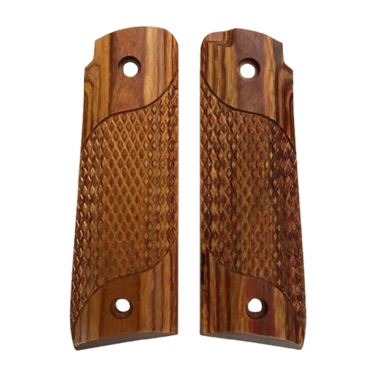 Ruger Mark IV 22/45 Thick grips - Signature Checkering - Dymalux Cocobolo color