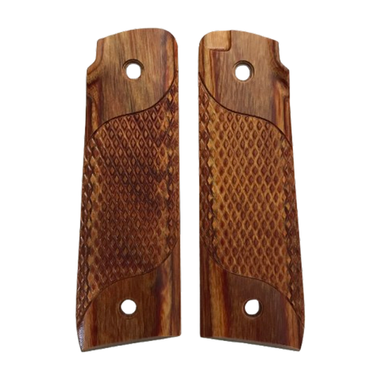 Ruger Mark IV 22/45 Thin grips - Signature Checkering - Dymalux Cocobolo color
