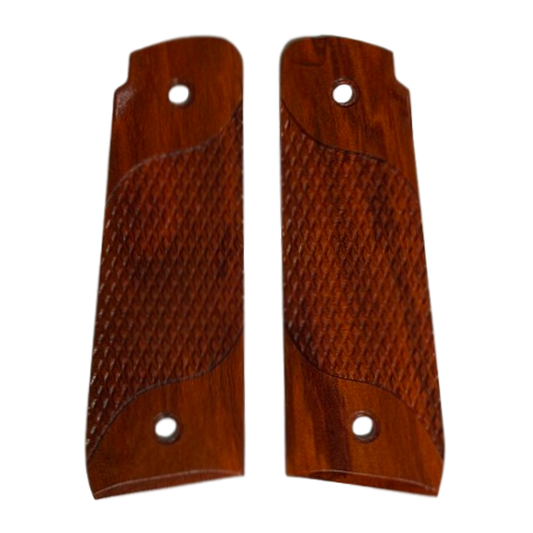 Ruger Mark IV 22/45 Thin grips - Signature Checkering - Redheart