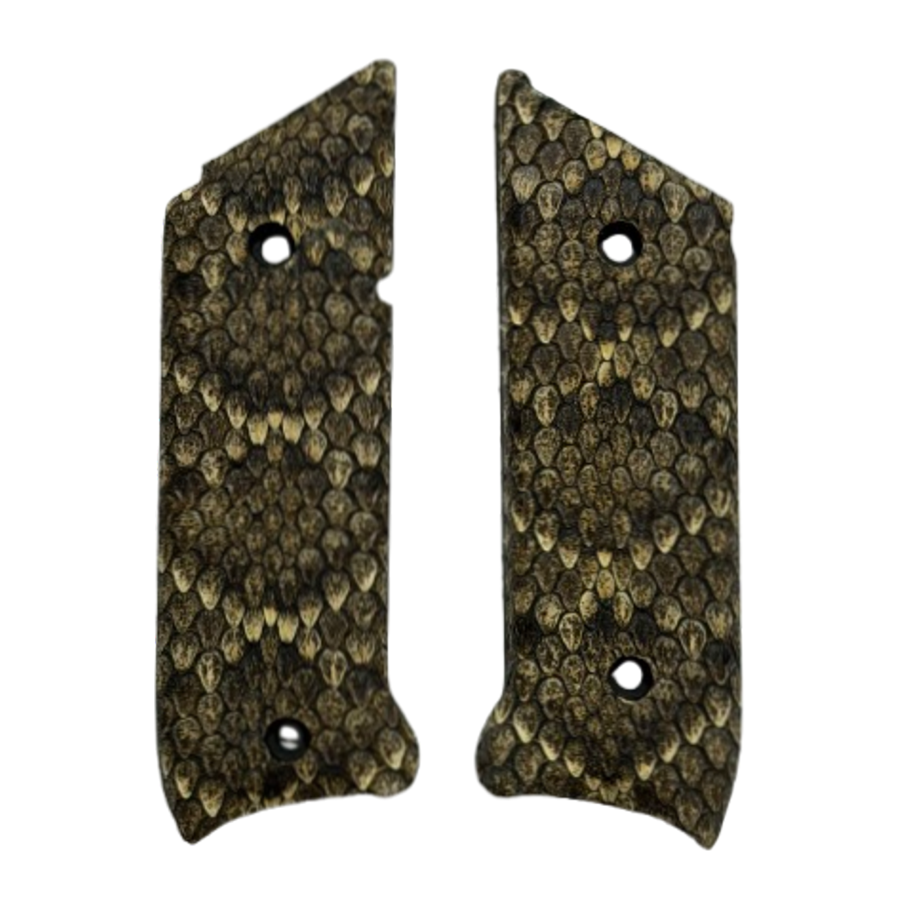 Ruger Mark IV Standard grips - Genuine Rattle Snake Skin