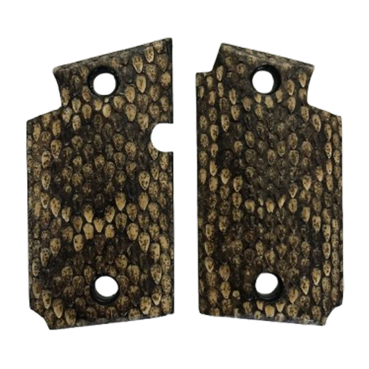 Sig P938 Grips - Genuine Rattle Snake Skin