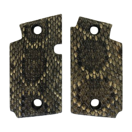 Sig P938 Grips - Genuine Rattle Snake Skin (#1)