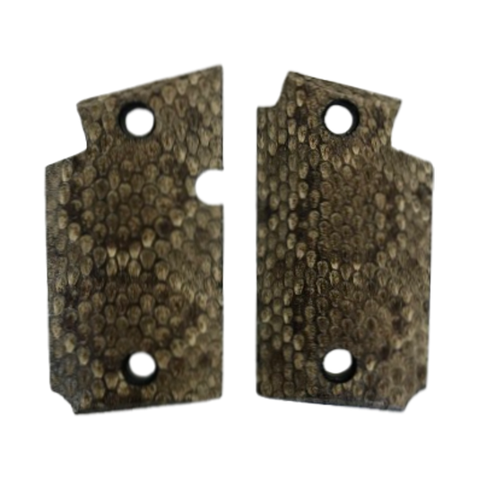 Sig P938 Grips - Genuine Rattle Snake Skin