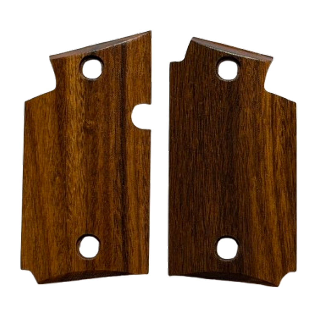 Sig P938 Grips - Beveled Bottom - Smooth Surface - Bolivian Rosewood