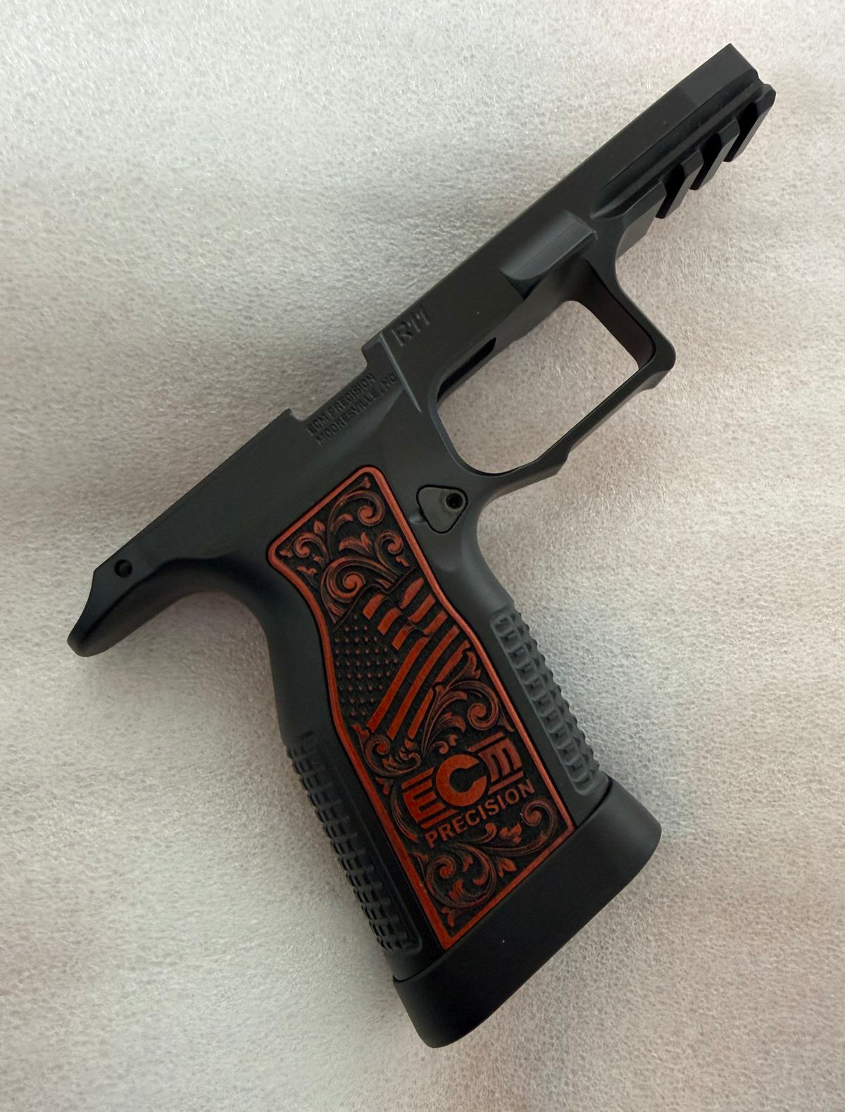 ECM R11 grip inserts - Flag and Logo Theme - Redheart