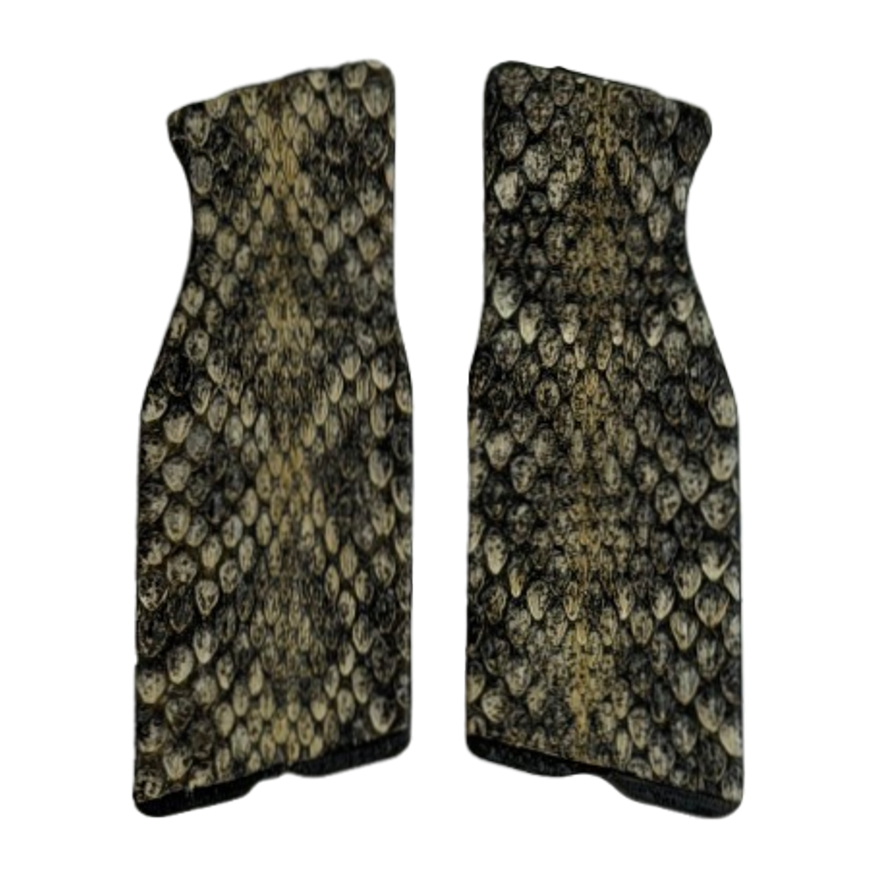 ECM R11 grip inserts - Genuine Rattle Snake Skin - (#2)