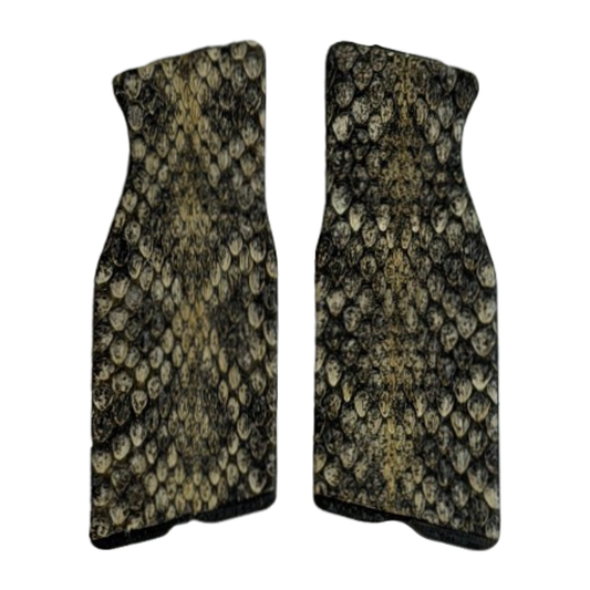 ECM R11 grip inserts - Genuine Rattle Snake Skin - (#2)