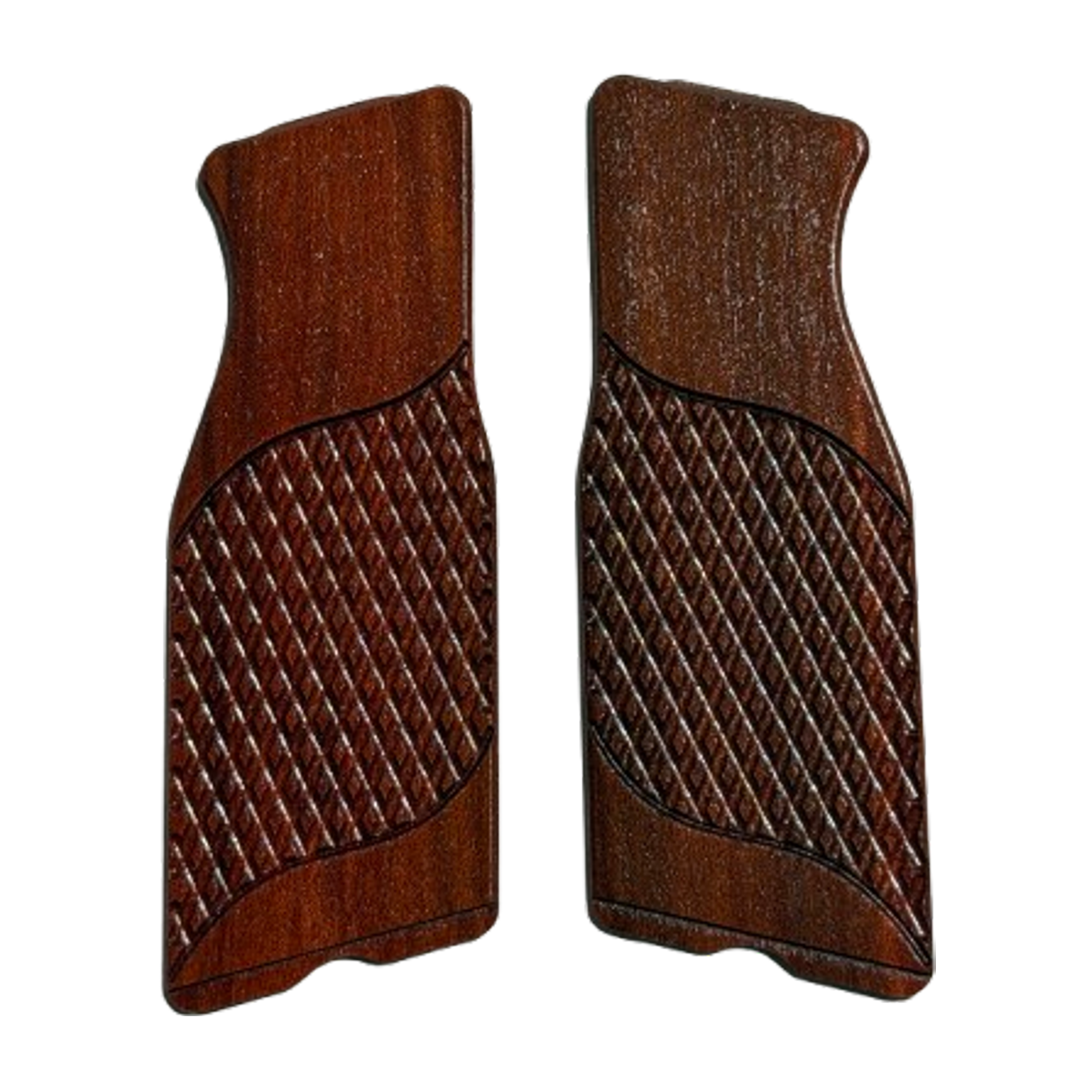 ECM R11 grip inserts - w/Signature Checkering - Redheart