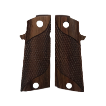 RIA - 1911 Double Stack FS HC Grips - w/MagWell, w/Signature Checkering - Bolivian Rosewood