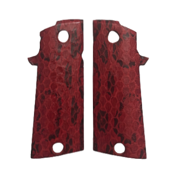 RIA - ROCK/TAC ULTRA FS HC Grips - Russell's Viper Snake Skin (Red color)