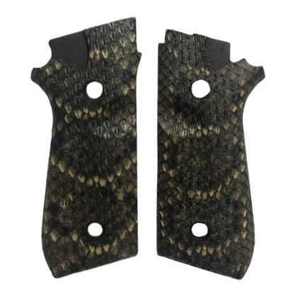 Taurus PT92 Grips - Genuine Rattle Snake Skin